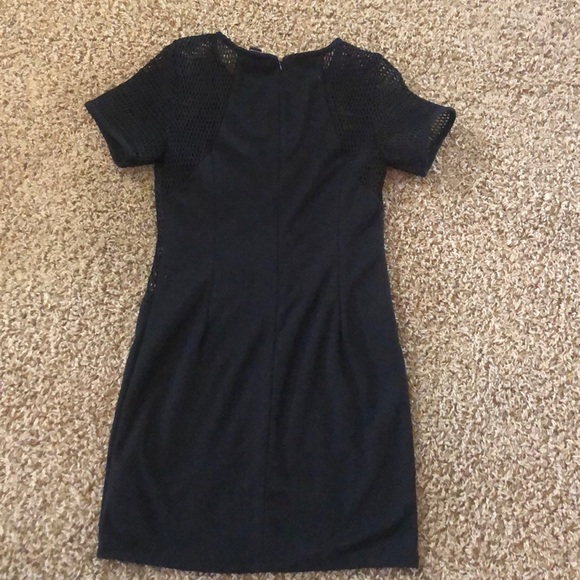 Forever 21 mesh sides and sleeve black dress - Picture 2 of 4